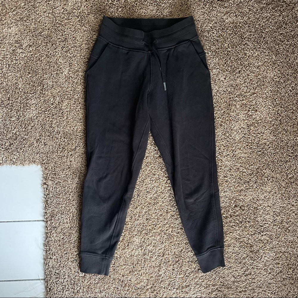 Black Lululemon joggers